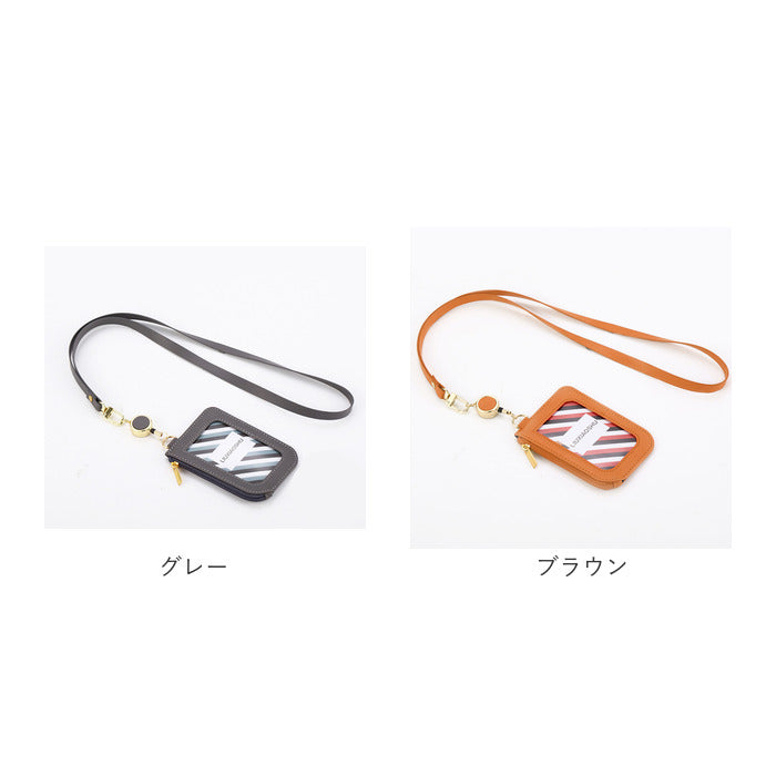 バックヤードファミリー BACKYARD FAMILY 定期入れ パスケース リール付き ysca5319