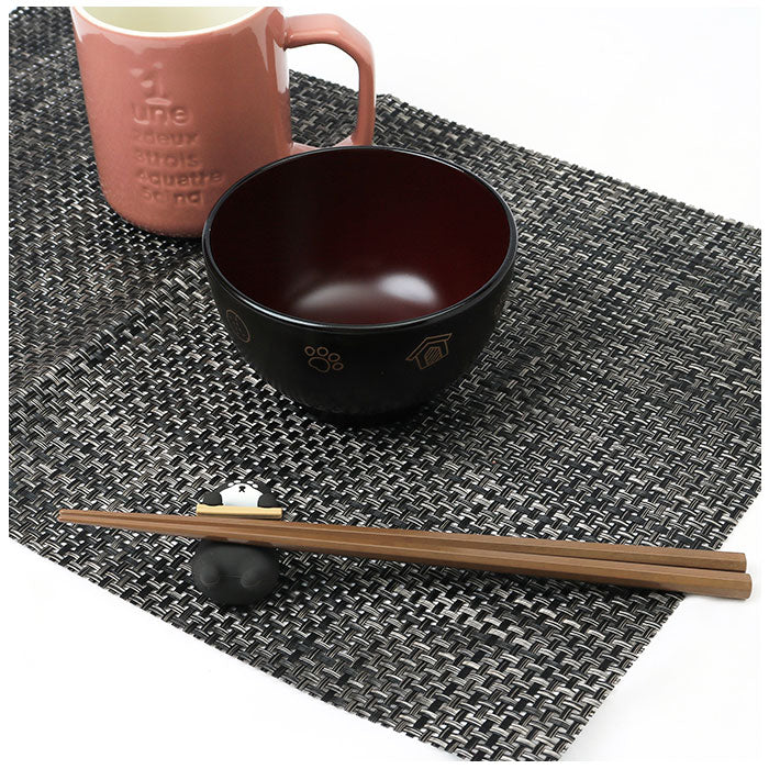 Backyard Family Soup Bowl & Chopstick Rest