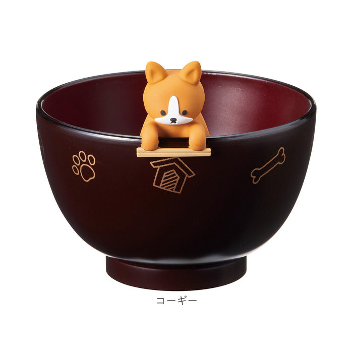 Backyard Family Soup Bowl & Chopstick Rest