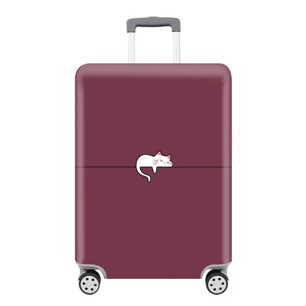 Backyard Family Suitcase Cover Animal Stylish Stretch ysg5367