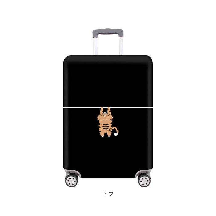 Backyard Family Suitcase Cover Animal Stylish Stretch ysg5367
