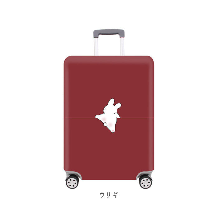 Backyard Family Suitcase Cover Animal Stylish Stretch ysg5367