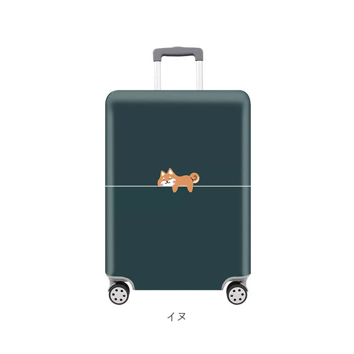 Backyard Family Suitcase Cover Animal Stylish Stretch ysg5367
