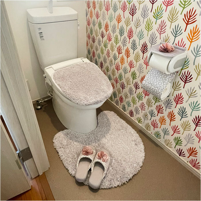 バックヤードファミリー BACKYARD FAMILY シュクルメランジェ トイレマット 58x60cm （パープル） パープル