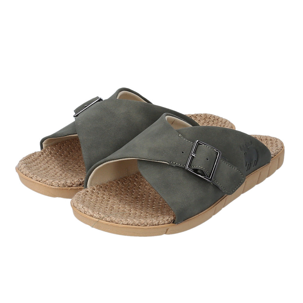 Backyard Family BACKYARD FAMILY moz Foot Sara Slippers Suede