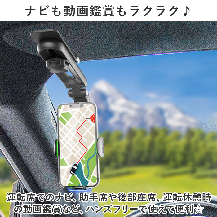 バックヤードファミリー BACKYARD FAMILY スマホホルダー 車載ホルダー ykchz0012 （グレー） グレー