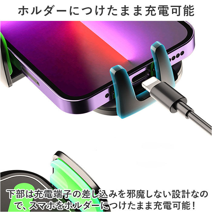 バックヤードファミリー BACKYARD FAMILY スマホホルダー 車載ホルダー ykchz0012 （グレー） グレー