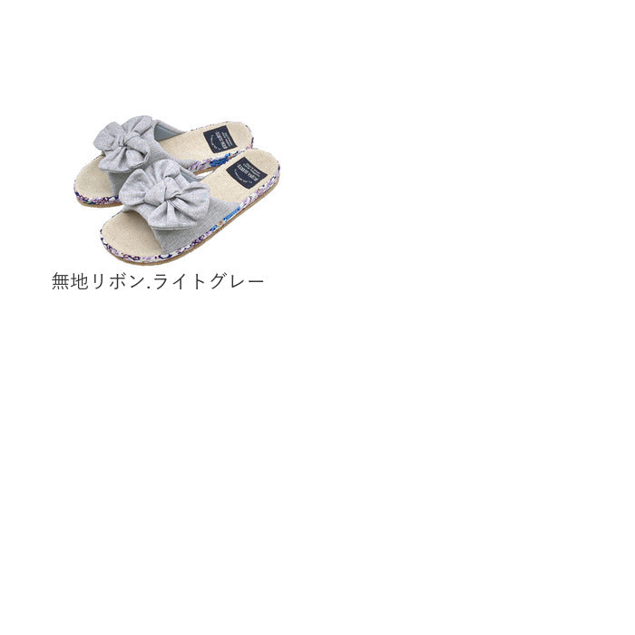 バックヤードファミリー BACKYARD FAMILY サマースリッパ （無地リボン.ベージュ） 無地リボン.ベージュ