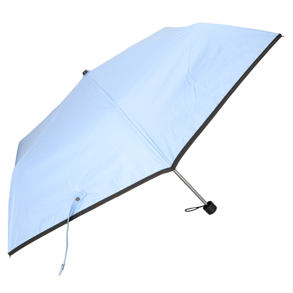 バックヤードファミリー BACKYARD FAMILY Outdoor Products 雨晴兼用 折傘,ライトブルー