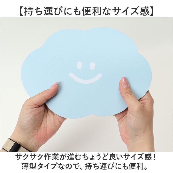 バックヤードファミリー BACKYARD FAMILY かわいい くも マウスパッド （ブルー） ブルー