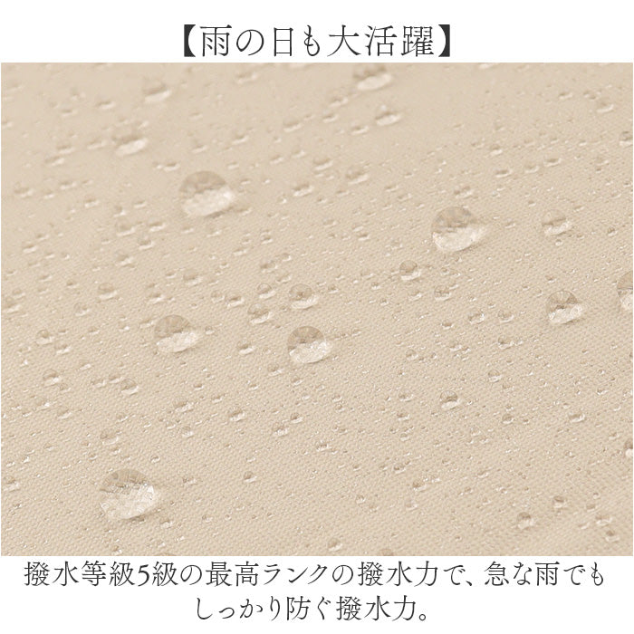 バックヤードファミリー BACKYARD FAMILY Parasol UV 晴雨兼用 折りたたみ傘 55cm （ベージュ） ベージュ