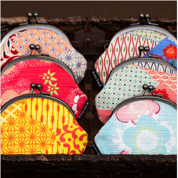 ノーブランド No Brand 和布華 WAFUKA 風呂敷和小物 3.3寸がま口ポーチ