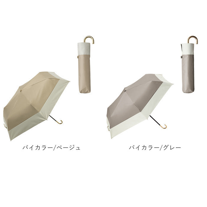バックヤードファミリー BACKYARD FAMILY because ビコーズ PUコーティング 晴雨兼用 折りたたみ傘