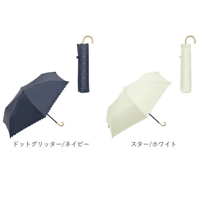 バックヤードファミリー BACKYARD FAMILY because ビコーズ PUコーティング 晴雨兼用 折りたたみ傘
