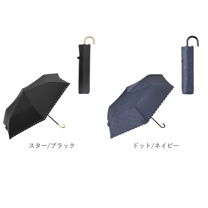 バックヤードファミリー BACKYARD FAMILY because ビコーズ PUコーティング 晴雨兼用 折りたたみ傘