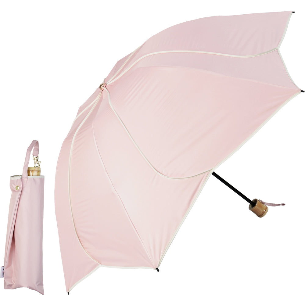 BACKYARD FAMILY colon AMERI Rattan Deep-Set Petal Short-Length Umbrella