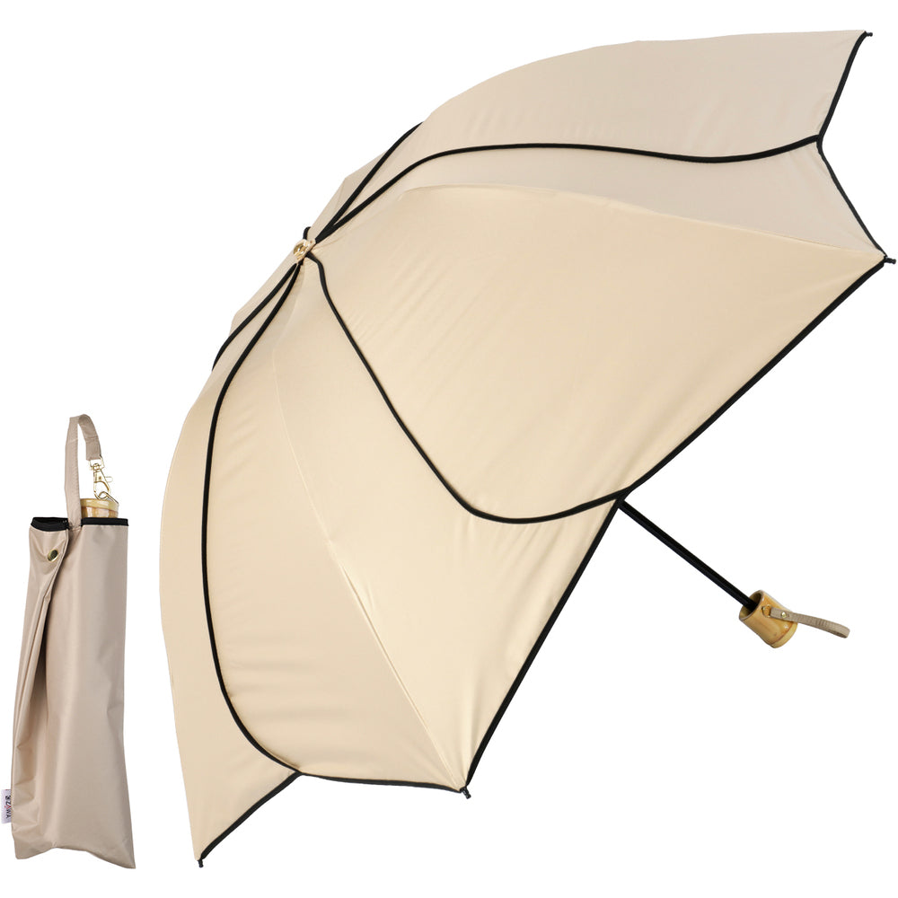 BACKYARD FAMILY colon AMERI Rattan Deep-Set Petal Short-Length Umbrella