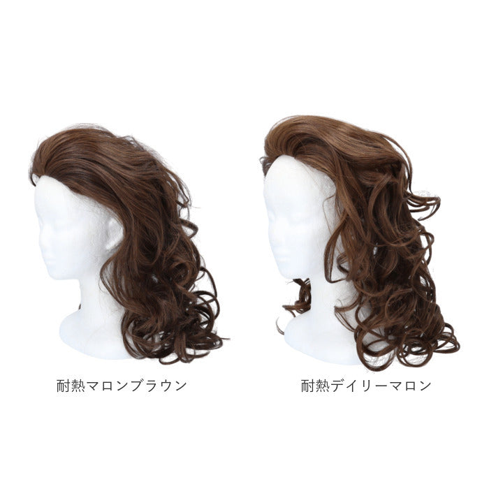 Backyard Family Priscilla Half Cap Gal Mori Long Curl J-807