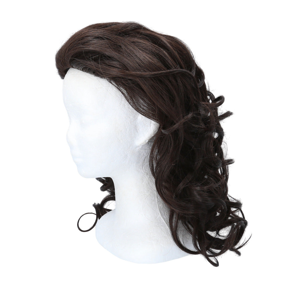 Backyard Family Priscilla Half Cap Gal Mori Long Curl J-807