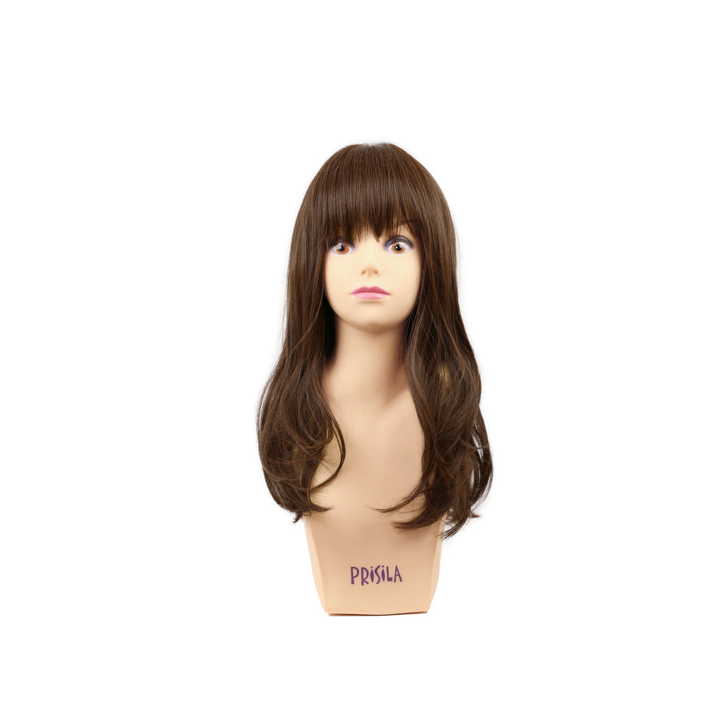 Backyard Family Priscilla All Wig Fray Wave Semi-Midi A-706