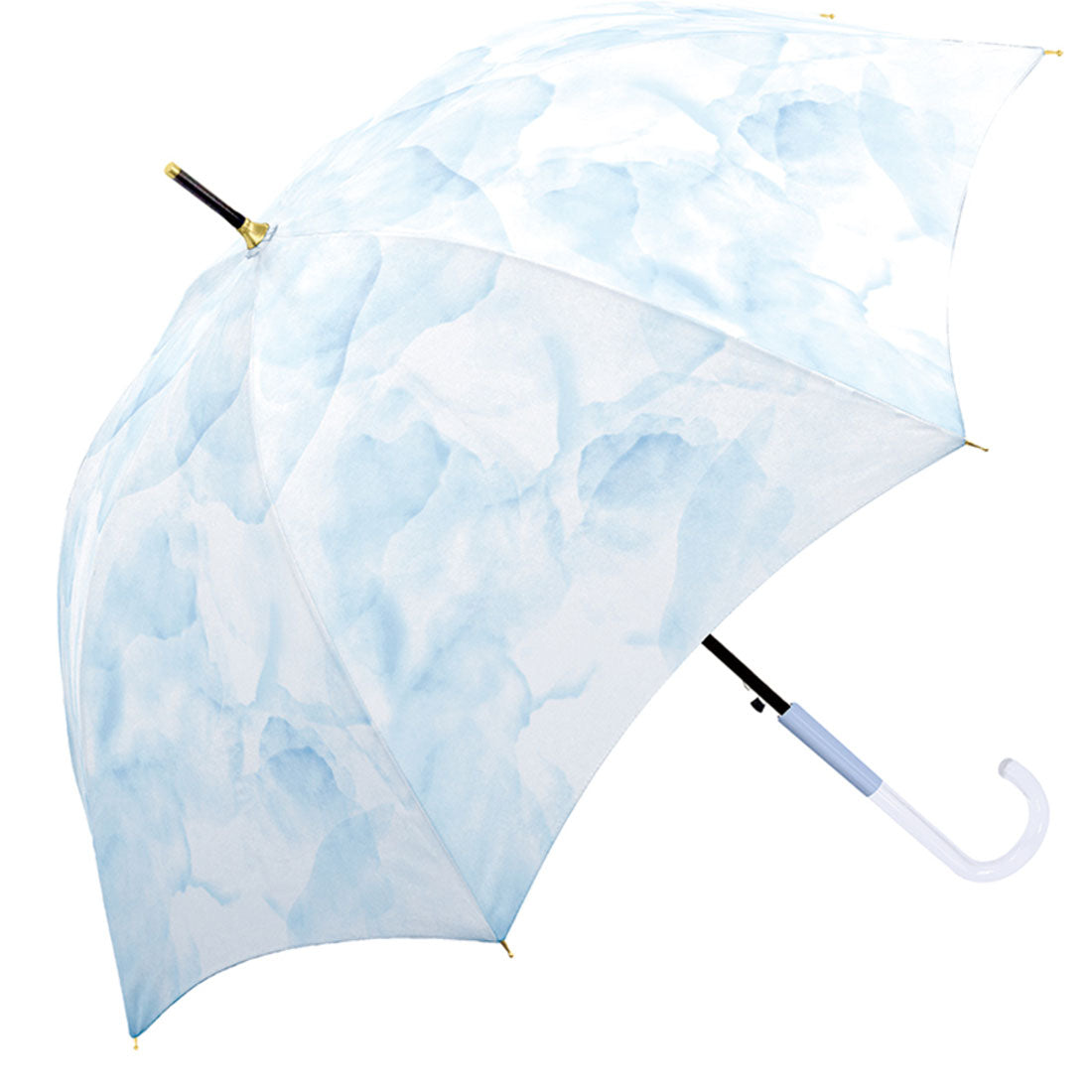 バックヤードファミリー BACKYARD FAMILY ミルキートーンアンブレラ 58cm 晴雨兼用UVカット長傘 （シアーカラーLBL） シアーカラーLBL