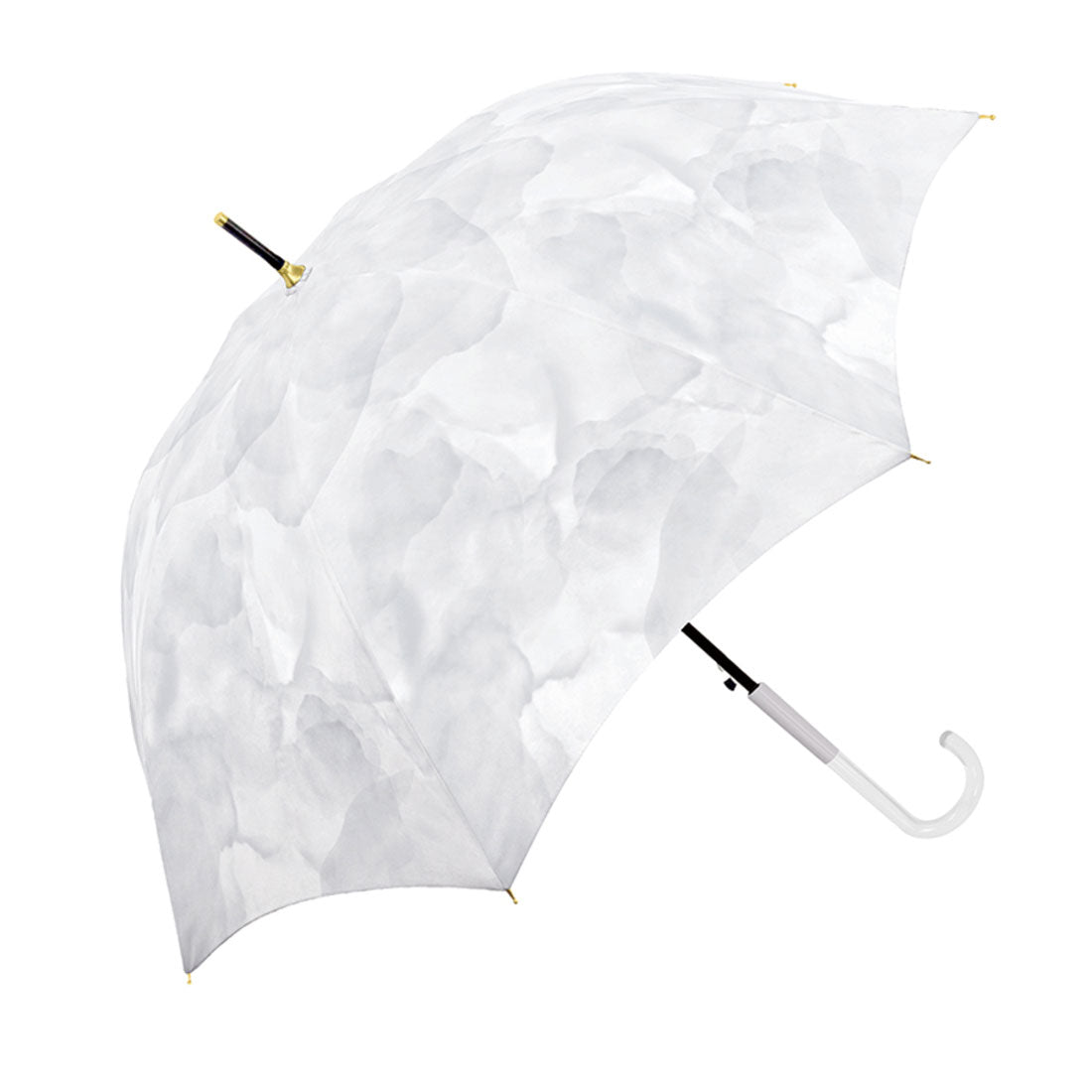 バックヤードファミリー BACKYARD FAMILY ミルキートーンアンブレラ 58cm 晴雨兼用UVカット長傘 （シアーカラーLGY） シアーカラーLGY