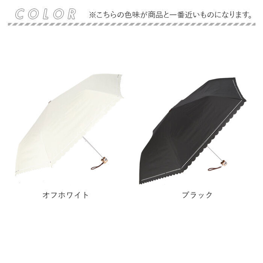 バックヤードファミリー BACKYARD FAMILY ブラックコーティング 晴雨兼用 ヒートカット 50cm 折りたたみ傘 （ネイビー） ネイビー
