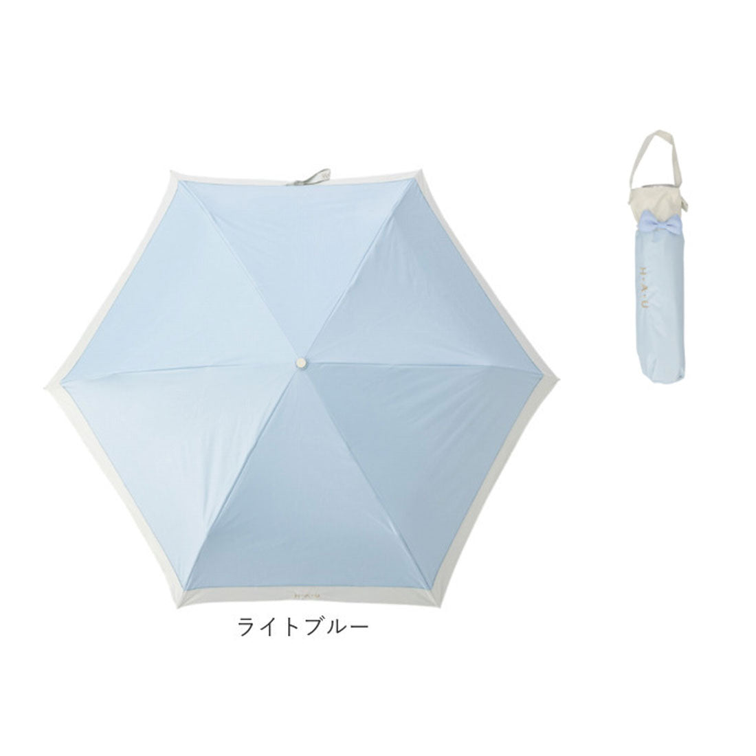 バックヤードファミリー BACKYARD FAMILY HAU PU 切り継ぎ折傘 50cm （ベージュ） ベージュ