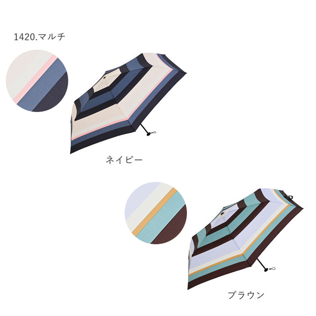 バックヤードファミリー BACKYARD FAMILY niftycolors ニフティカラーズ スマートライトミニ 折りたたみ傘  55cm （ホワイト） ホワイト