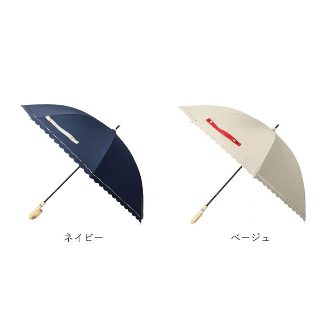 バックヤードファミリー BACKYARD FAMILY ブラックコーティング 晴雨兼用 ヒートカット 50cm 手開き傘 （サックス） サックス