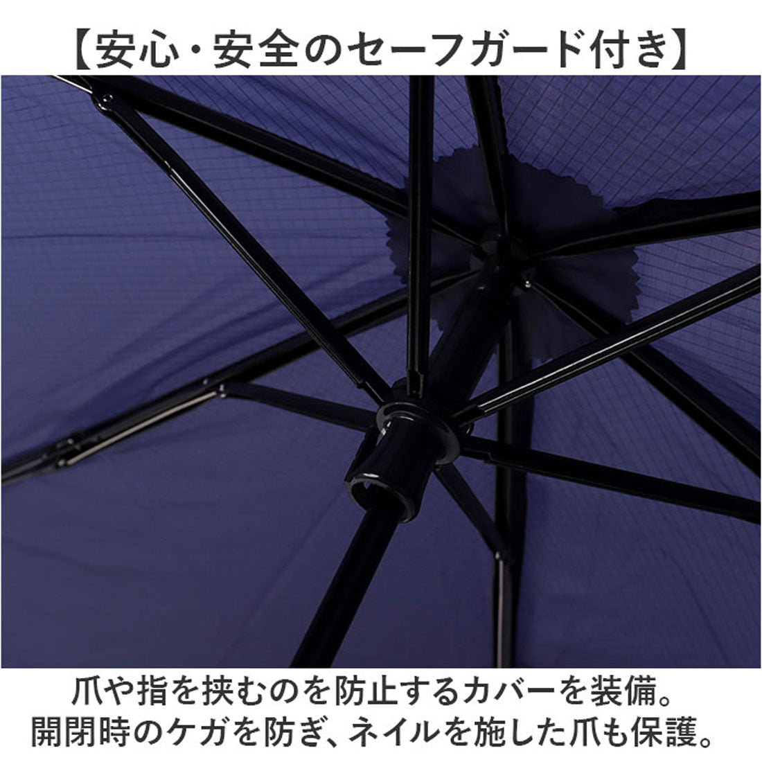 バックヤードファミリー BACKYARD FAMILY U Light 超軽量カーボン折りたたみ雨傘 55cm （グレー） グレー