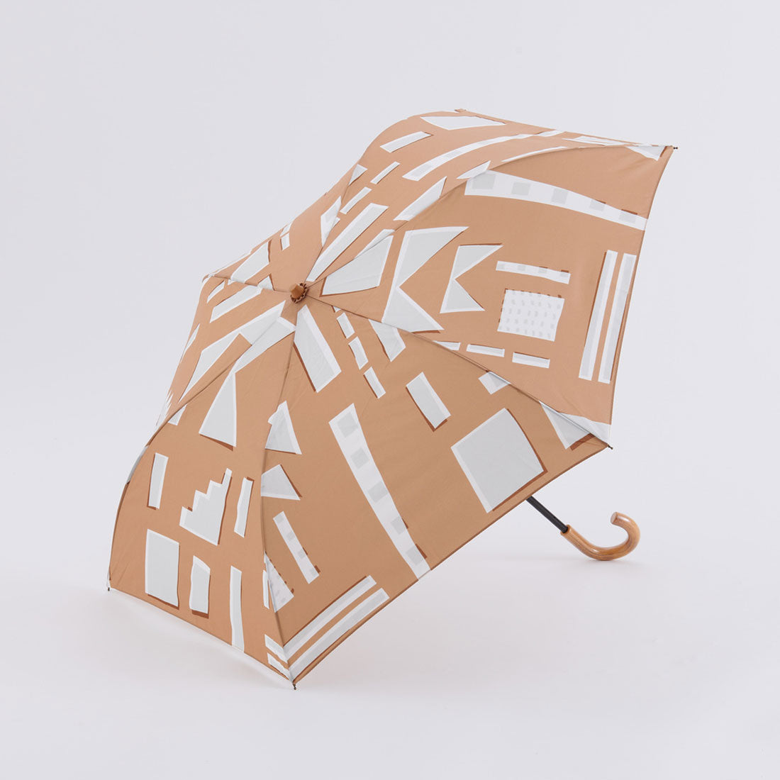バックヤードファミリー BACKYARD FAMILY 392plus m umbrella middle mini 折り畳み傘 50cm （フィーリングブラウン） フィーリングブラウン