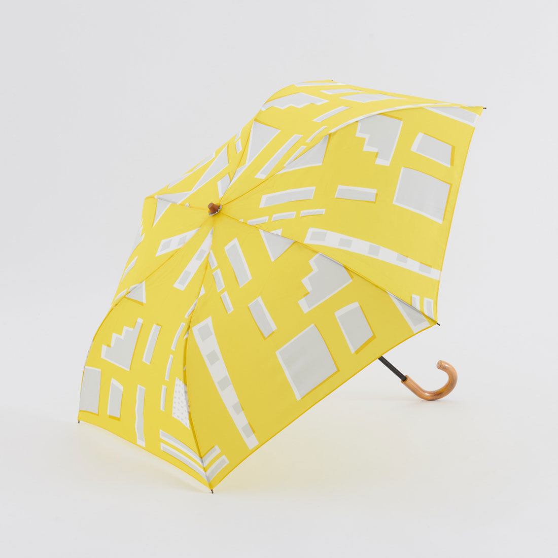 バックヤードファミリー BACKYARD FAMILY 392plus m umbrella middle mini 折り畳み傘 50cm （フィーリングイエロー） フィーリングイエロー