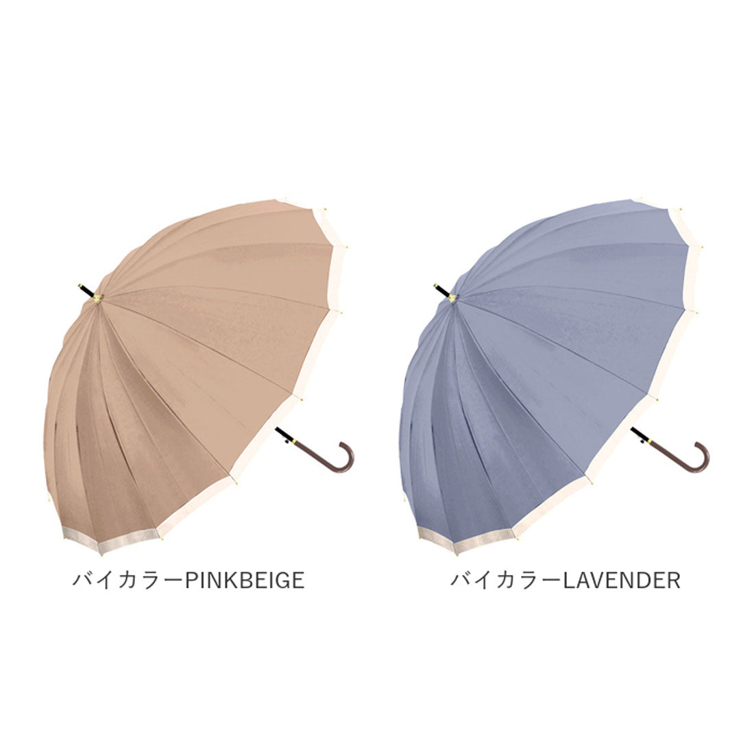 バックヤードファミリー BACKYARD FAMILY Natural basic レディース 傘 16本骨 55cm （リトルフラワー/チャコール） リトルフラワー/チャコール