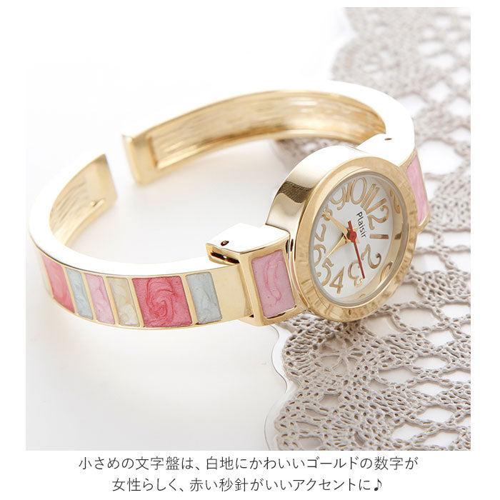 ノーブランド No Brand Plaisir プレジール NCM-074 ニッケルフリー バングルウォッチ