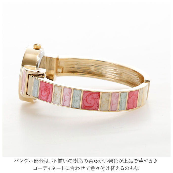 ノーブランド No Brand Plaisir プレジール NCM-074 ニッケルフリー バングルウォッチ