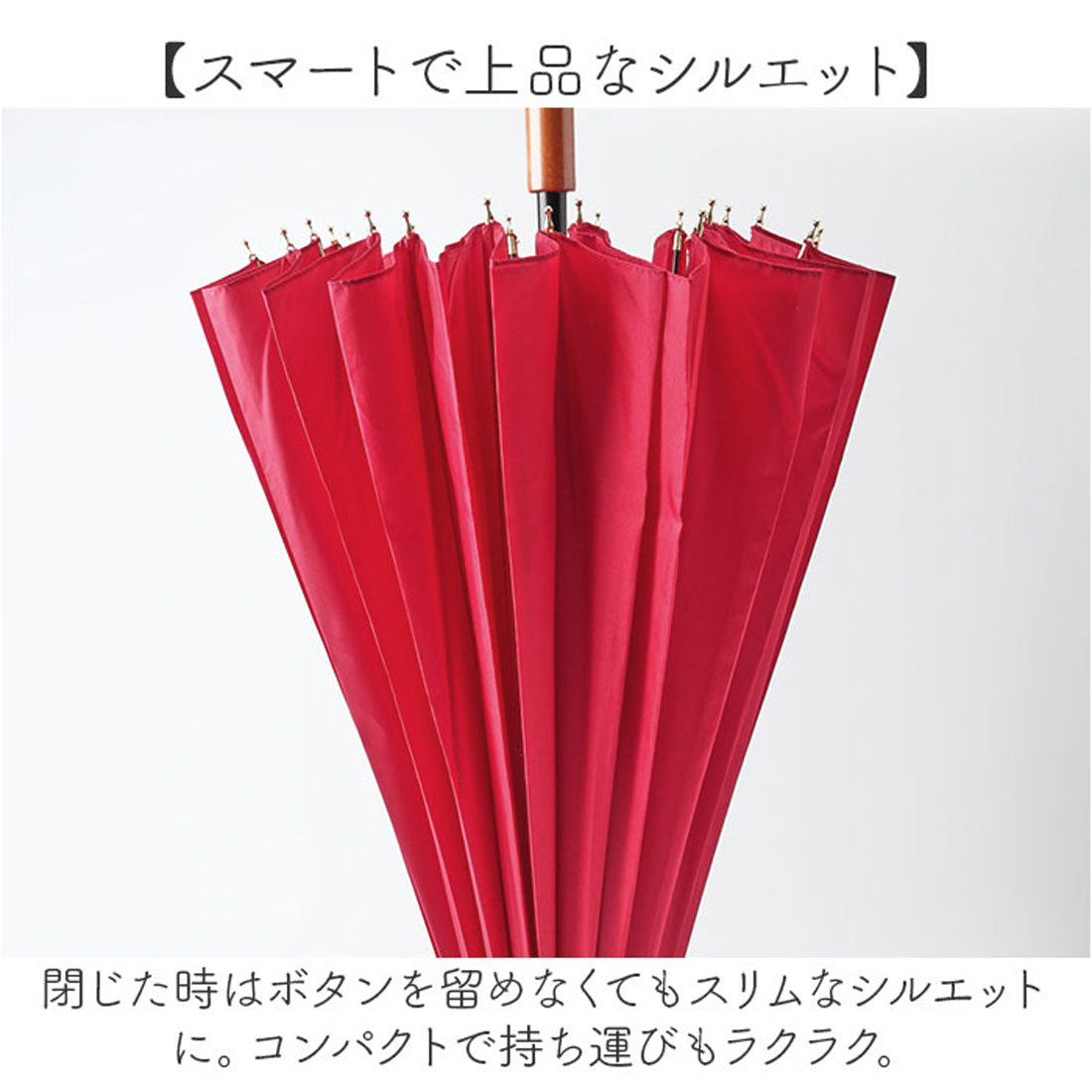 バックヤードファミリー BACKYARD FAMILY Natural basic 58cm 24本骨 傘 （グレージュ） グレージュ