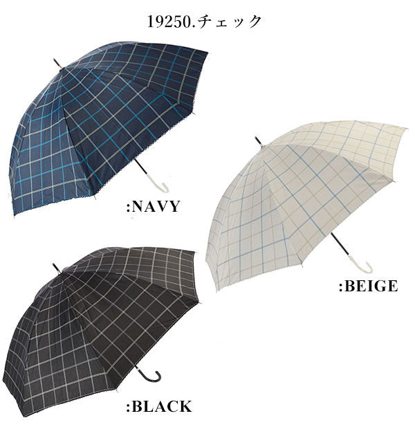 ノーブランド No Brand 晴雨兼用 シルバーコーティング 長傘