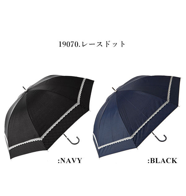 ノーブランド No Brand 晴雨兼用 シルバーコーティング 長傘