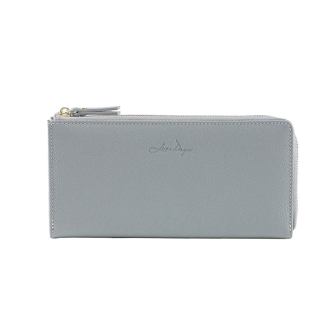 バックヤードファミリー BACKYARD FAMILY Digne レザースリムロングウォレット byLIZDAYS （ブルー） ブルー