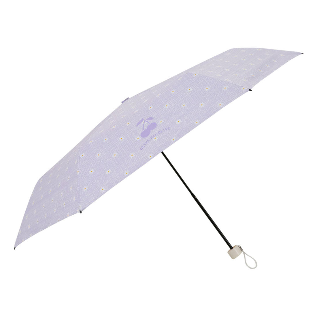 バックヤードファミリー BACKYARD FAMILY OLIVE des OLIVE 晴雨兼用折りたたみ傘 55cm （チェリー/パープル） チェリー/パープル