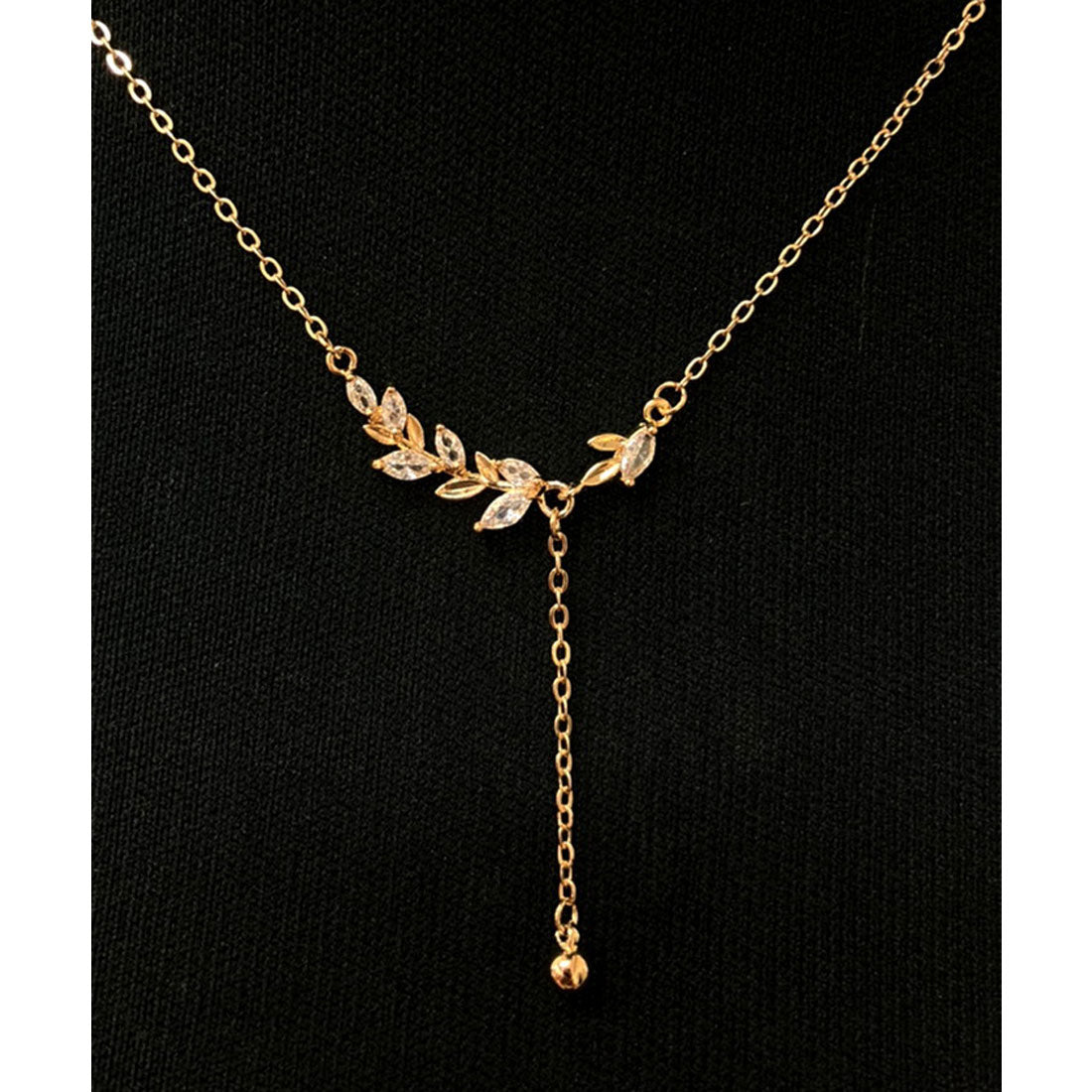 バックヤードファミリー BACKYARD FAMILY Diamond Hearts リーフネックレス （シルバー系その他） シルバー系その他