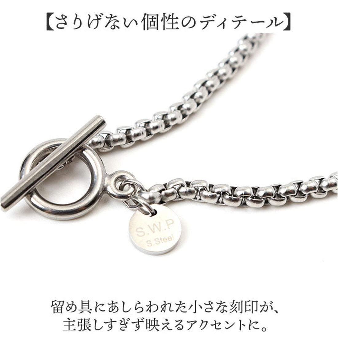 バックヤードファミリー BACKYARD FAMILY ステンレス チェーン マンテル ネックレス （No.2/幅3.5mm） No.2/幅3.5mm