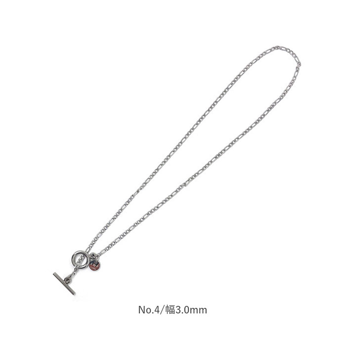 バックヤードファミリー BACKYARD FAMILY ステンレス チェーン マンテル ネックレス （No.2/幅3.5mm） No.2/幅3.5mm