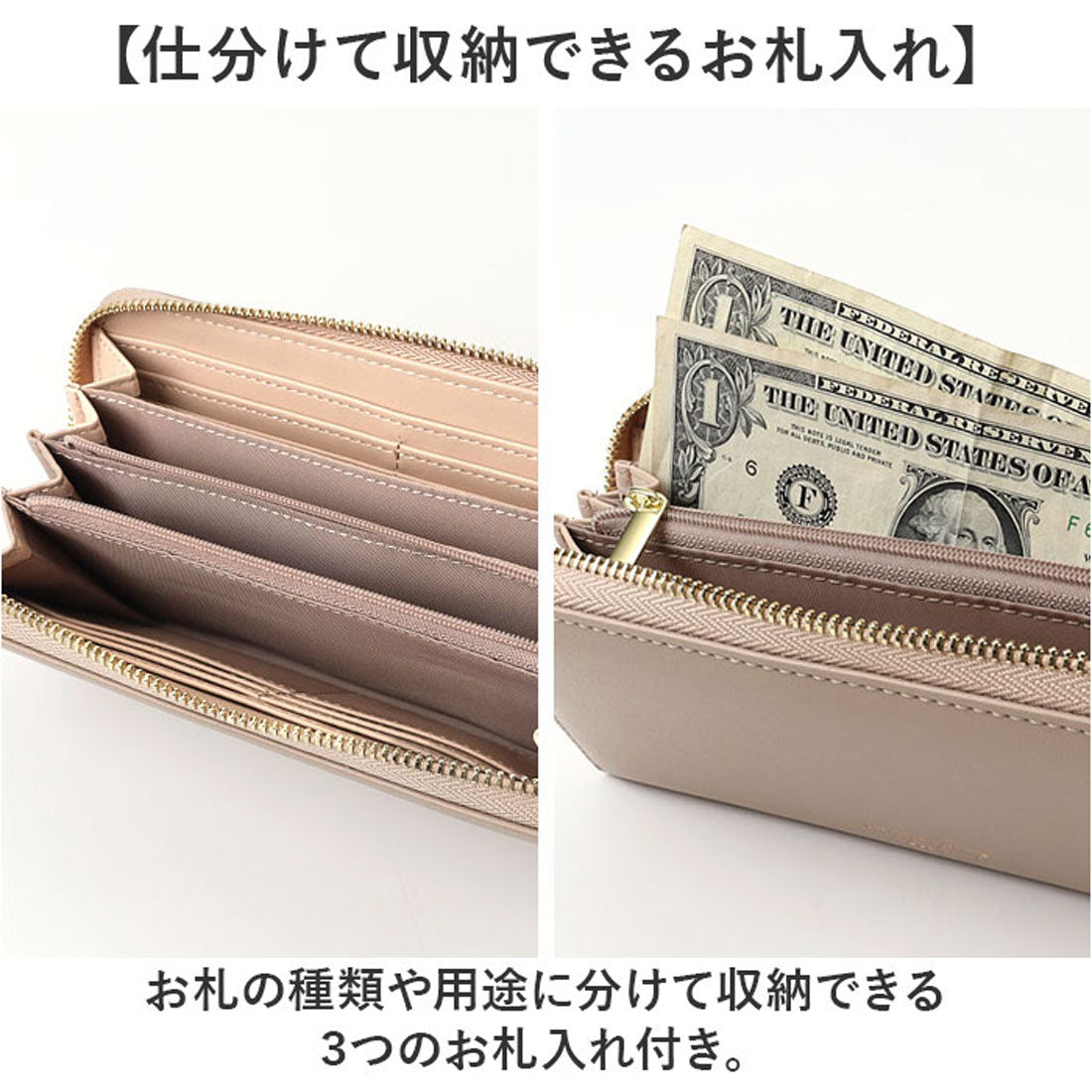 バックヤードファミリー BACKYARD FAMILY 長財布 （編み柄オリーブ） 編み柄オリーブ