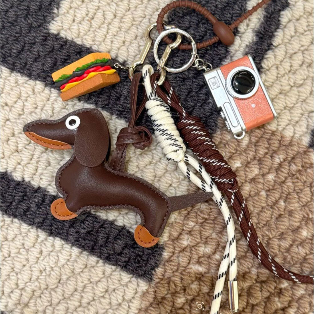バックヤードファミリー BACKYARD FAMILY バッグチャーム （サンドイッチ＆カメラ） サンドイッチ＆カメラ