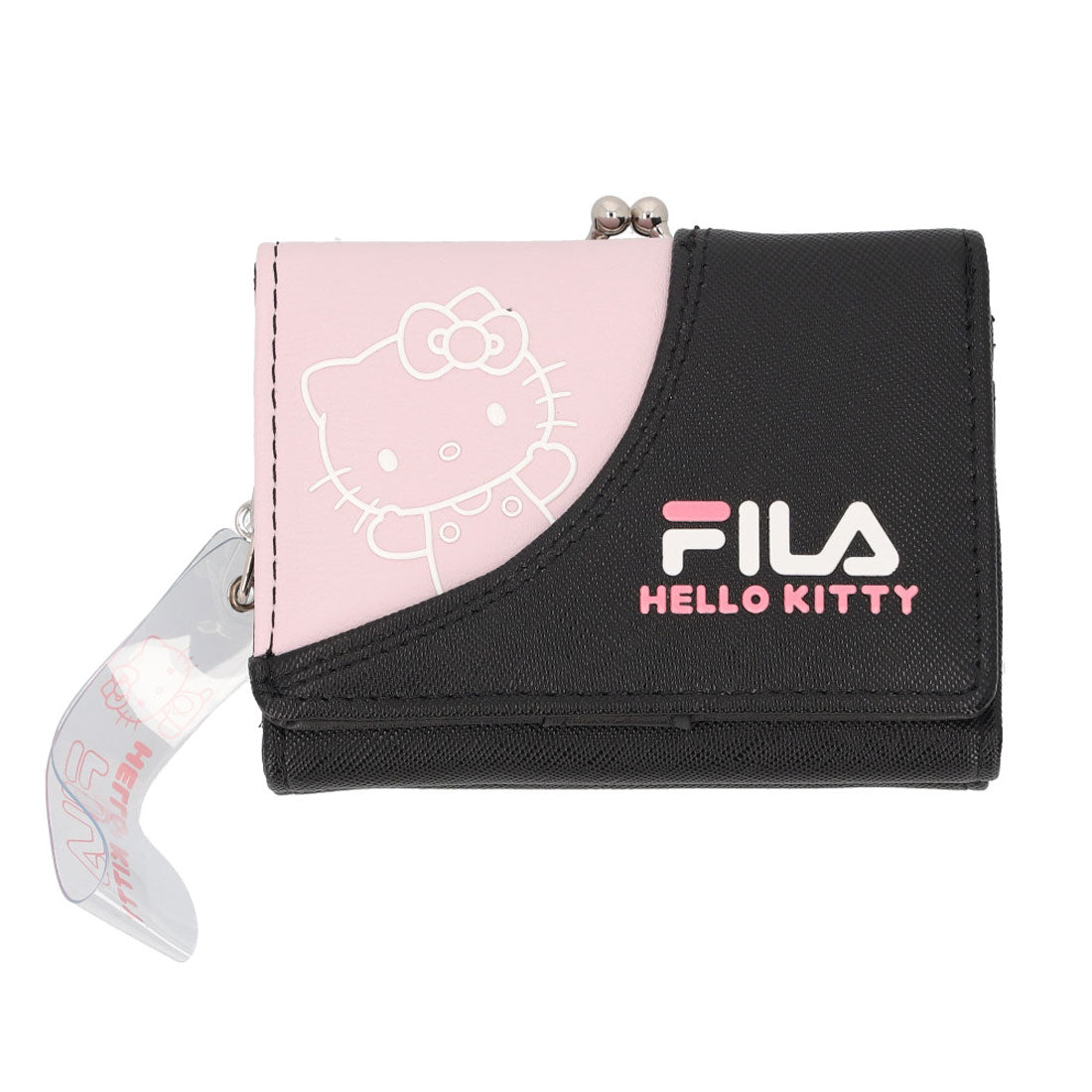 バックヤードファミリー BACKYARD FAMILY FILAxSANRIO がま口コンパクト財布 （キティポケットBK） キティポケットBK