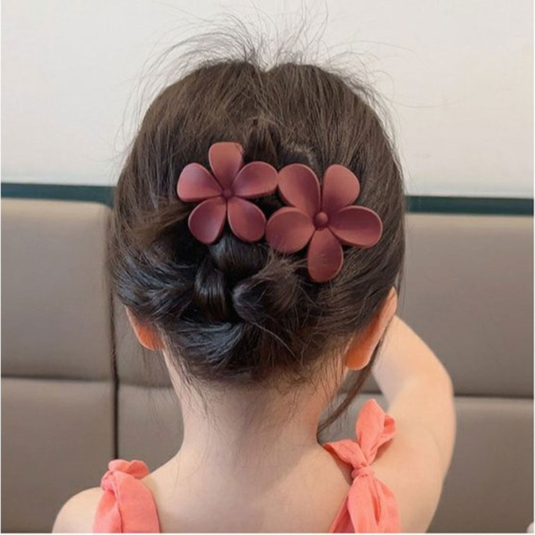 バックヤードファミリー BACKYARD FAMILY バンスクリップ 花 ヘアクリップ （イエロー） イエロー