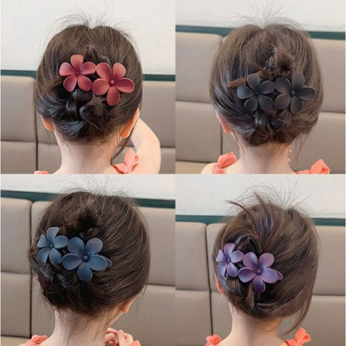 バックヤードファミリー BACKYARD FAMILY バンスクリップ 花 ヘアクリップ （イエロー） イエロー