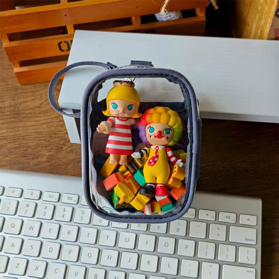 バックヤードファミリー BACKYARD FAMILY ぬいポーチ 推し活 ぬい活 （ブラック） ブラック